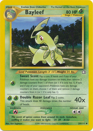 Bayleef (29/111) [Neo Genesis Unlimited] | Pegasus Games WI