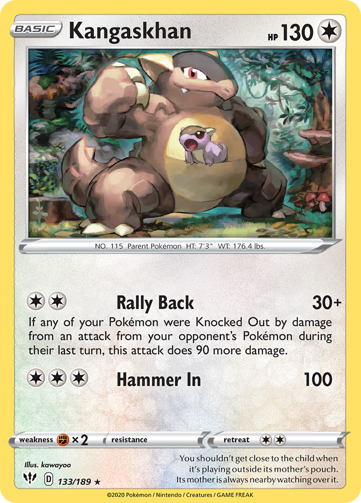 Kangaskhan (133/189) [Sword & Shield: Darkness Ablaze] | Pegasus Games WI