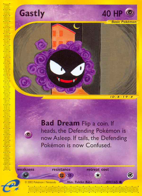 Gastly (109/165) [Expedition: Base Set] | Pegasus Games WI