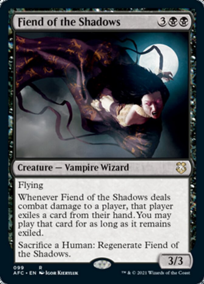Fiend of the Shadows [Dungeons & Dragons: Adventures in the Forgotten Realms Commander] | Pegasus Games WI