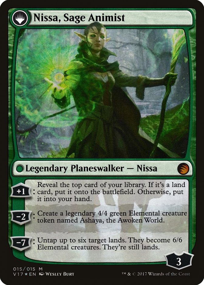 Nissa, Vastwood Seer // Nissa, Sage Animist [From the Vault: Transform] | Pegasus Games WI