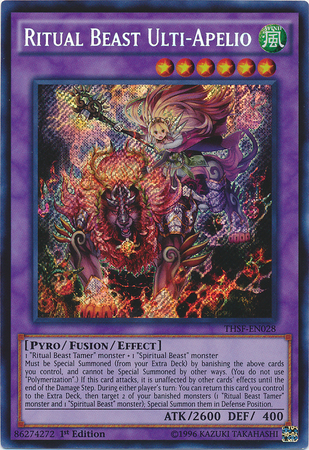 Ritual Beast Ulti-Apelio [THSF-EN028] Secret Rare | Pegasus Games WI