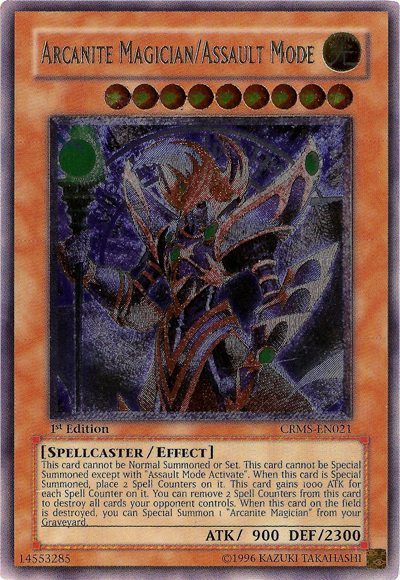 Arcanite Magician/Assault Mode (UTR) [CRMS-EN021] Ultimate Rare | Pegasus Games WI