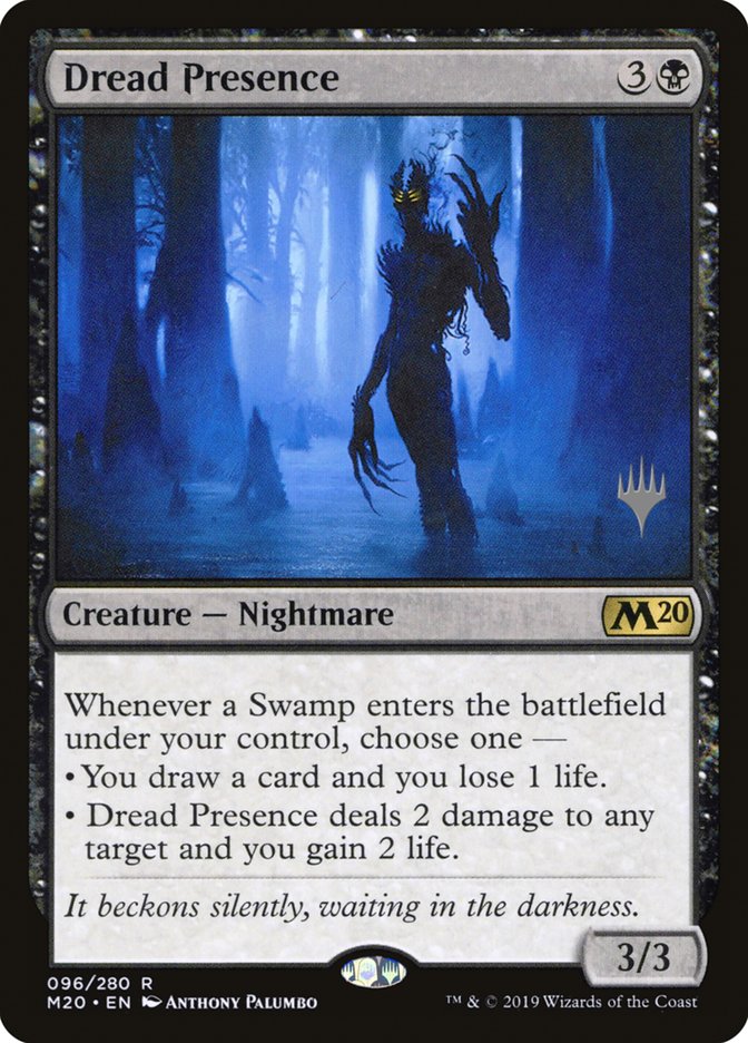 Dread Presence (Promo Pack) [Core Set 2020 Promos] | Pegasus Games WI