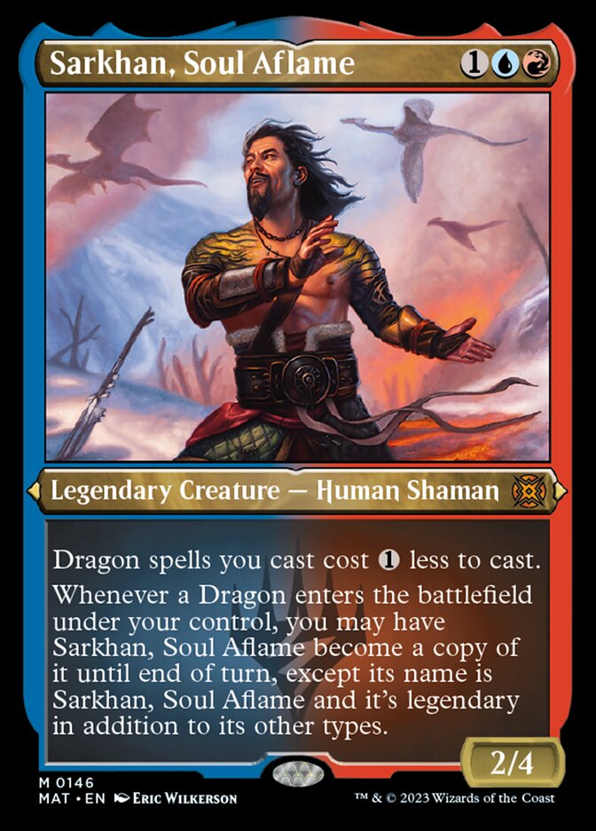 Sarkhan, Soul Aflame (Foil Etched) [March of the Machine: The Aftermath] | Pegasus Games WI