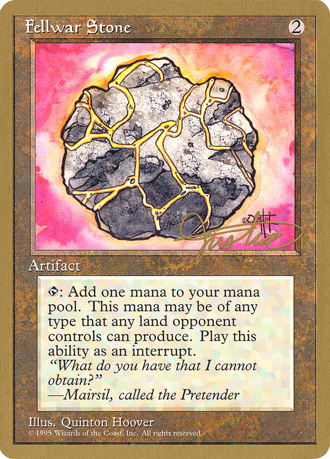 Fellwar Stone (Mark Justice) [Pro Tour Collector Set] | Pegasus Games WI