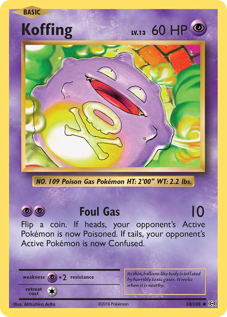 Koffing (50/108) [XY: Evolutions] | Pegasus Games WI