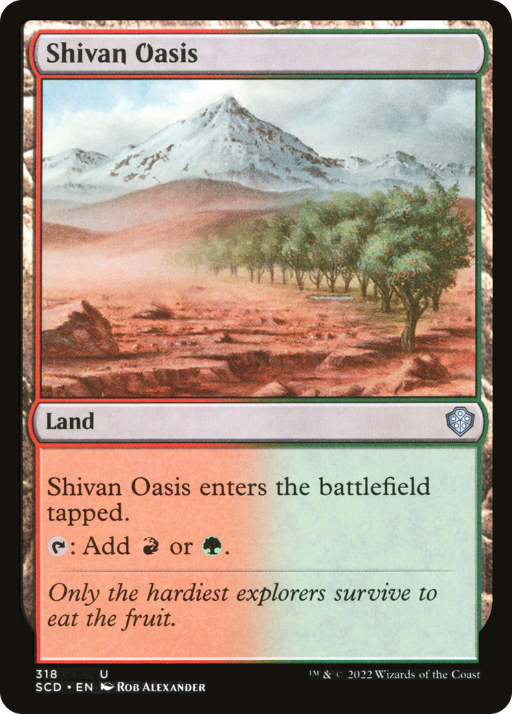 Shivan Oasis [Starter Commander Decks] | Pegasus Games WI