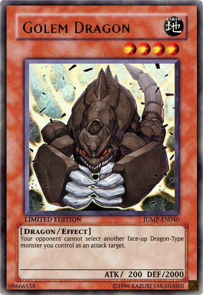 Golem Dragon [JUMP-EN040] Ultra Rare | Pegasus Games WI