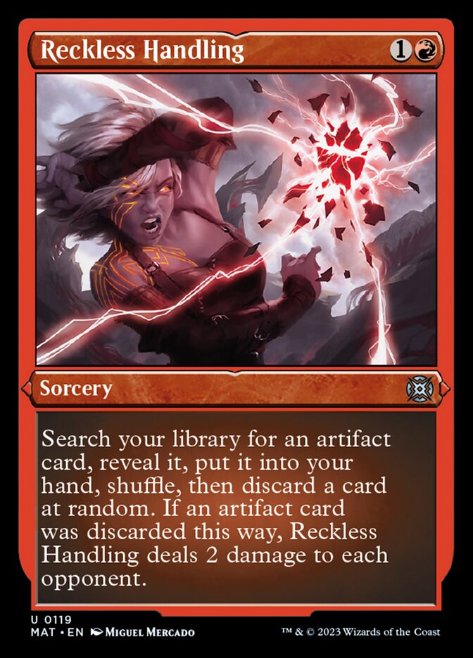 Reckless Handling (Foil Etched) [March of the Machine: The Aftermath] | Pegasus Games WI