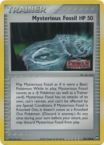 Mysterious Fossil (85/108) (Stamped) [EX: Power Keepers] | Pegasus Games WI