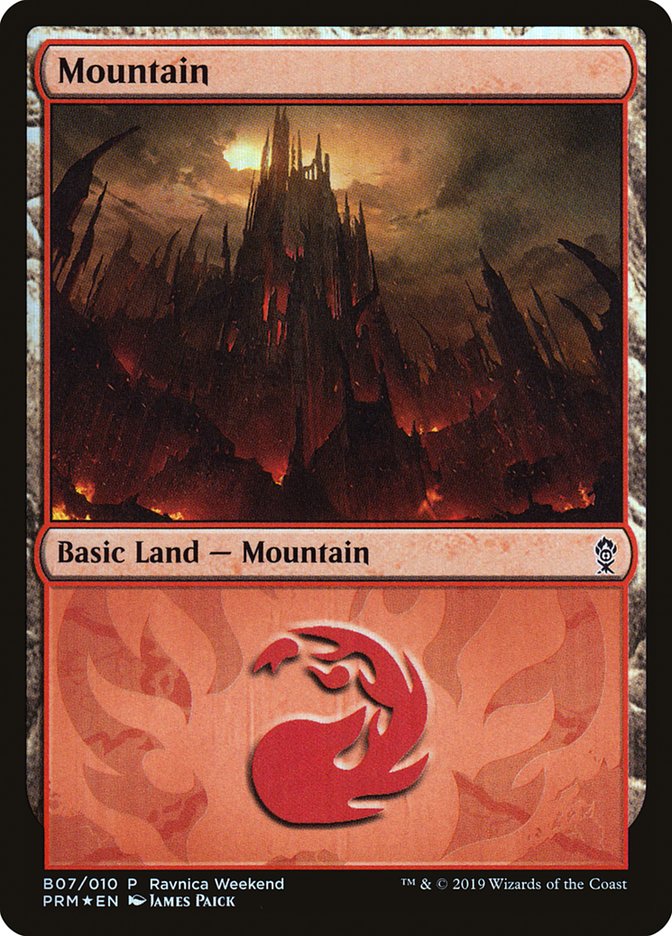 Mountain (B07) [Ravnica Allegiance Guild Kit] | Pegasus Games WI