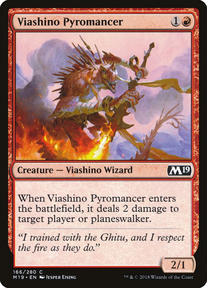 Viashino Pyromancer [Core Set 2019] | Pegasus Games WI