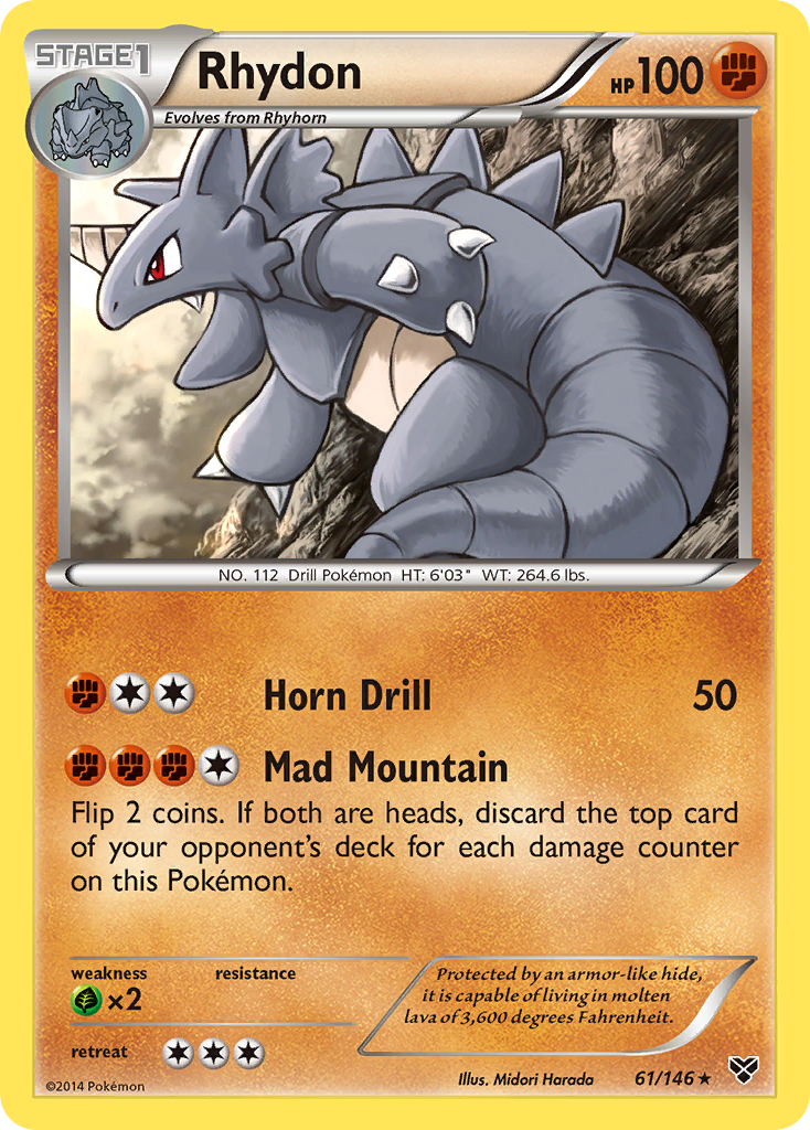 Rhydon (61/146) [XY: Base Set] | Pegasus Games WI