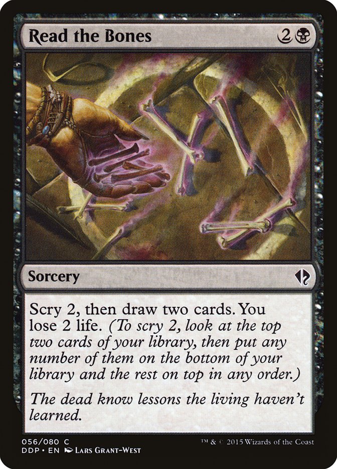 Read the Bones [Duel Decks: Zendikar vs. Eldrazi] | Pegasus Games WI