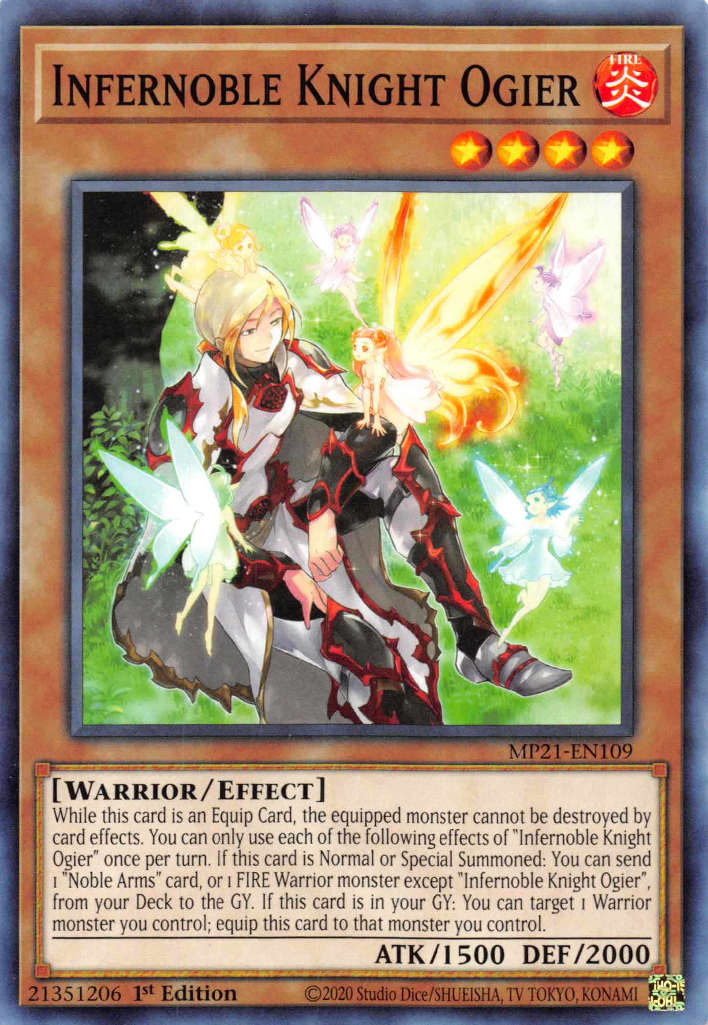 Infernoble Knight Ogier [MP21-EN109] Common | Pegasus Games WI