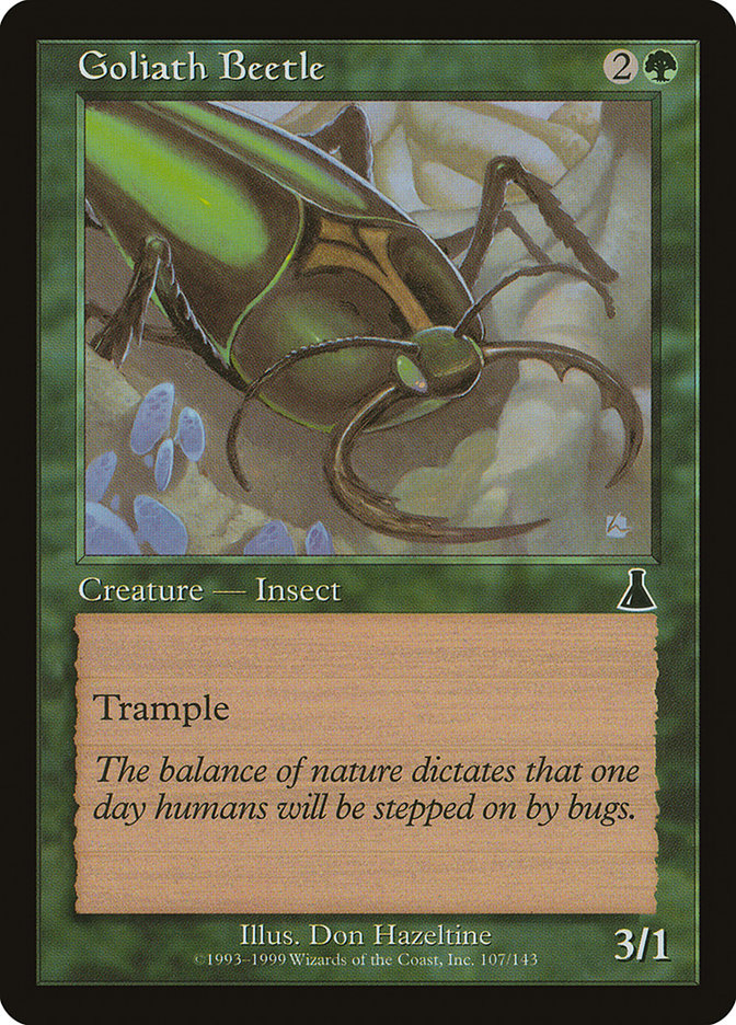 Goliath Beetle [Urza's Destiny] | Pegasus Games WI