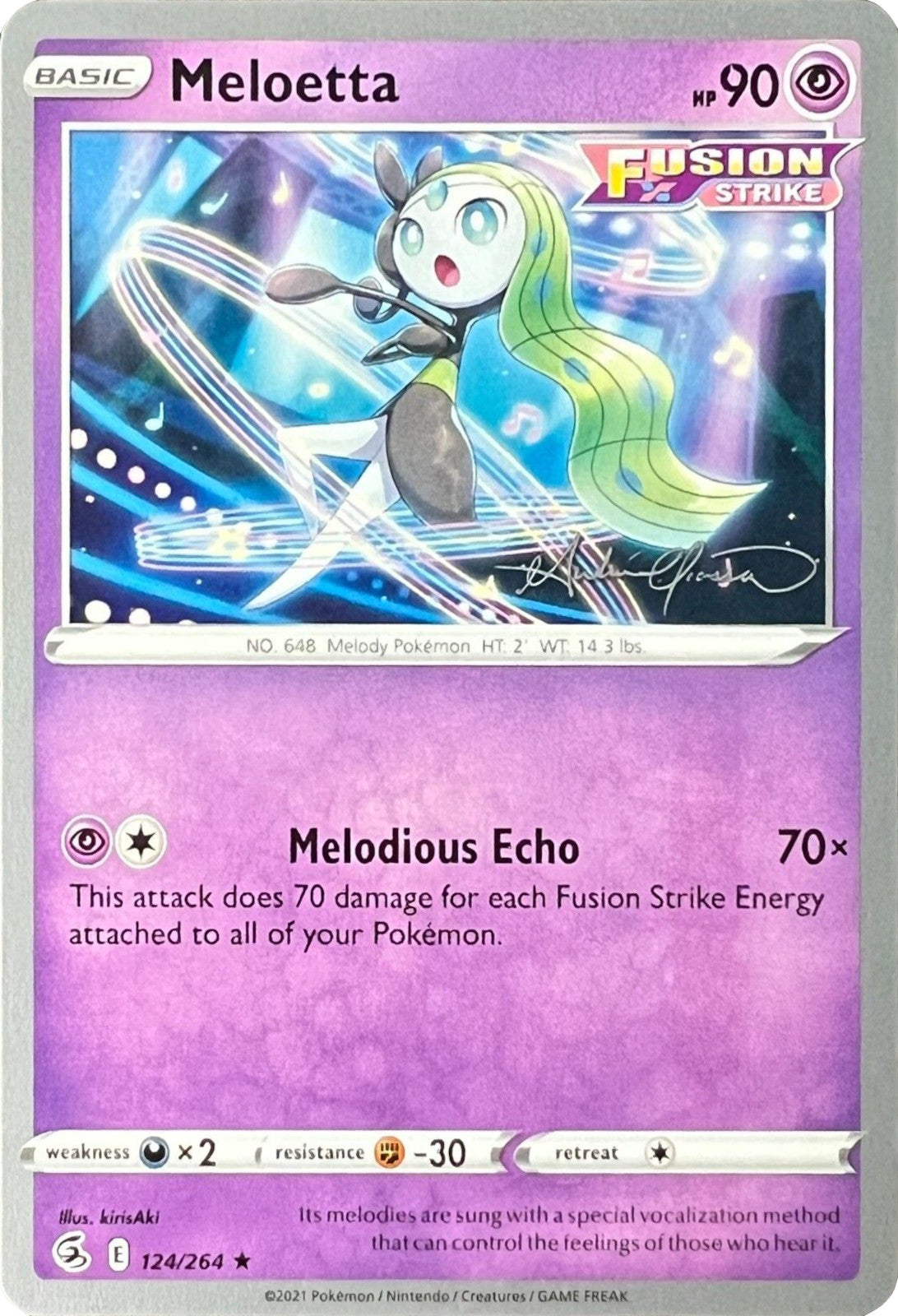 Meloetta (124/264) (The Shape of Mew - Andre Chiasson) [World Championships 2022] | Pegasus Games WI