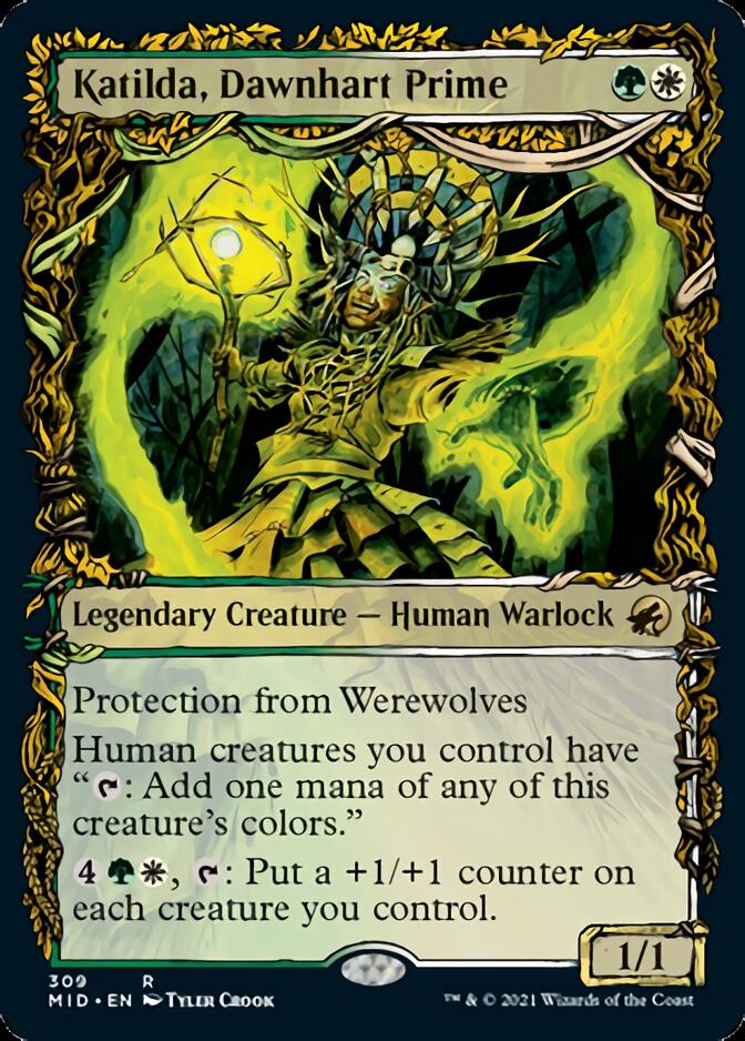 Katilda, Dawnhart Prime (Showcase Equinox) [Innistrad: Midnight Hunt] | Pegasus Games WI