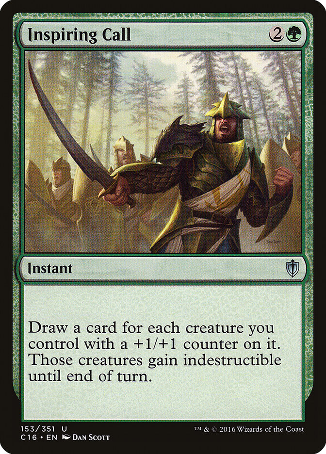 Inspiring Call [Commander 2016] | Pegasus Games WI