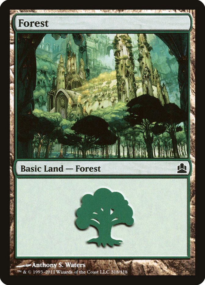 Forest (318) [Commander 2011] | Pegasus Games WI