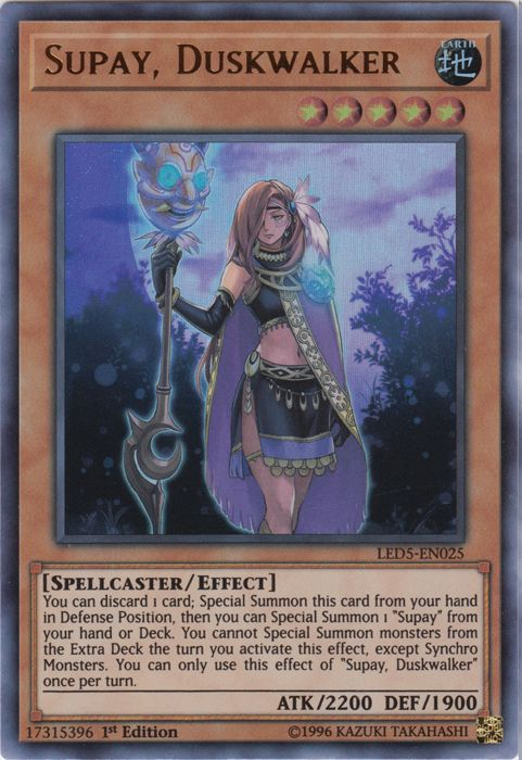 Supay, Duskwalker [LED5-EN025] Ultra Rare | Pegasus Games WI