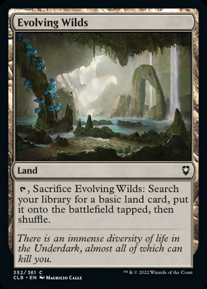 Evolving Wilds [Commander Legends: Battle for Baldur's Gate] | Pegasus Games WI