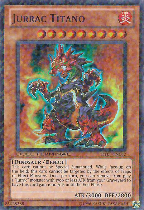 Jurrac Titano [DT03-EN067] Super Rare | Pegasus Games WI