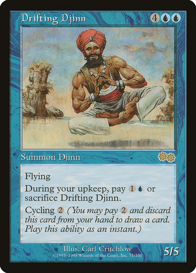 Drifting Djinn [Urza's Saga] | Pegasus Games WI