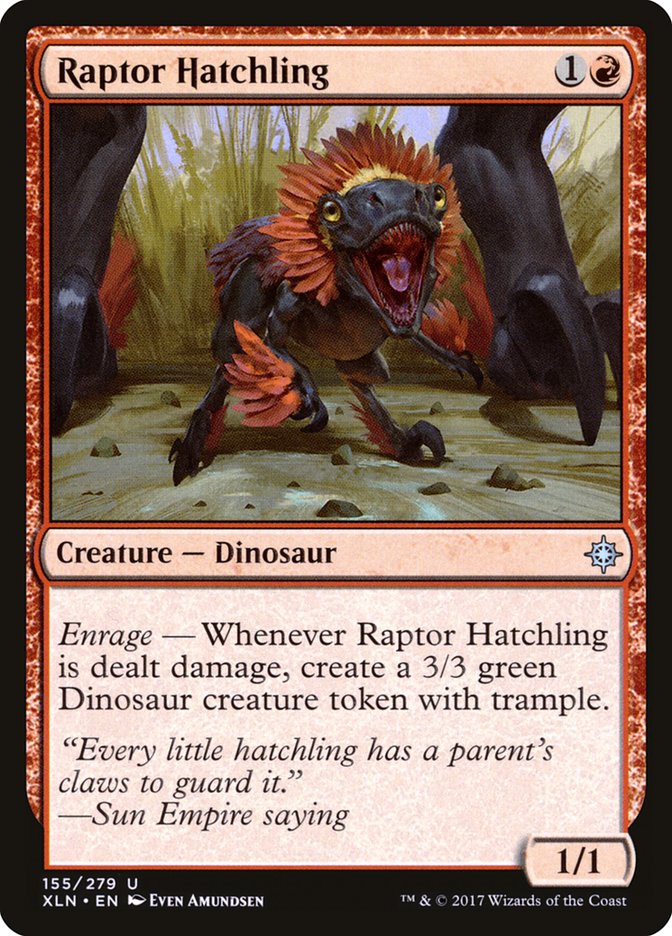 Raptor Hatchling [Ixalan] | Pegasus Games WI