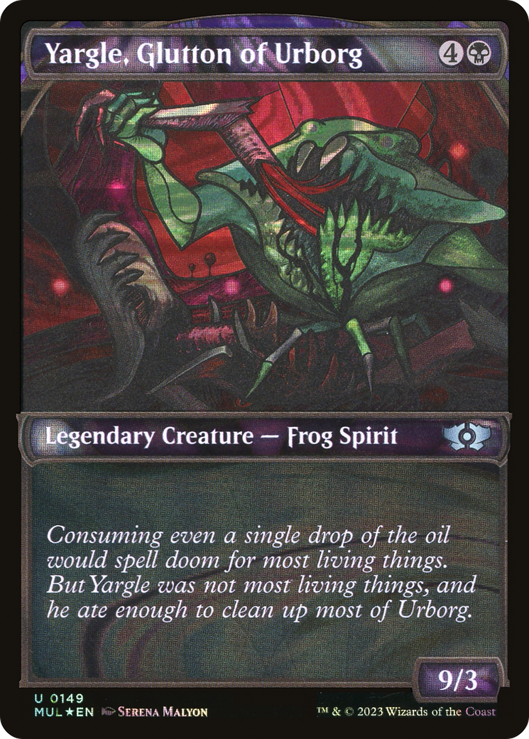 Yargle, Glutton of Urborg (Halo Foil) [Multiverse Legends] | Pegasus Games WI