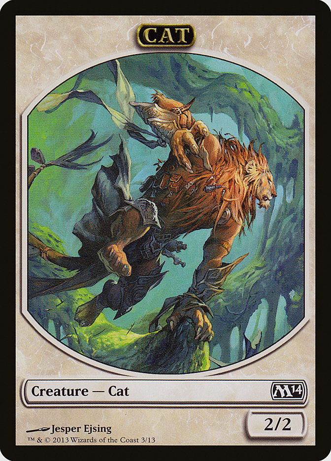 Cat Token [Magic 2014 Tokens] | Pegasus Games WI