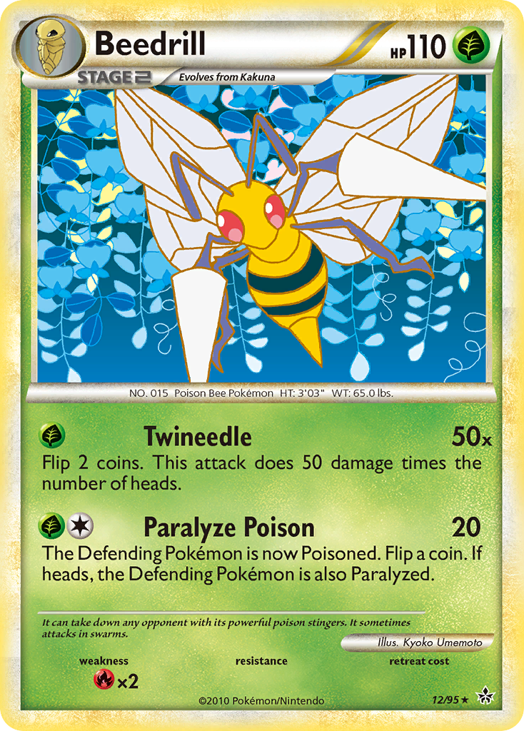 Beedrill (12/95) [HeartGold & SoulSilver: Unleashed] | Pegasus Games WI