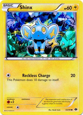 Shinx (43/99) (Cracked Ice Holo) (Blister Exclusive) [Black & White: Next Destinies] | Pegasus Games WI