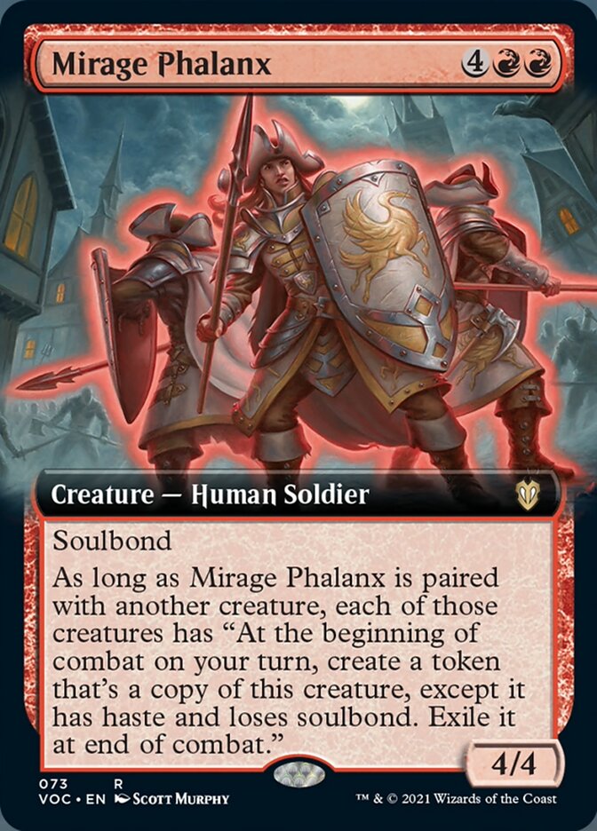 Mirage Phalanx (Extended Art) [Innistrad: Crimson Vow Commander] | Pegasus Games WI