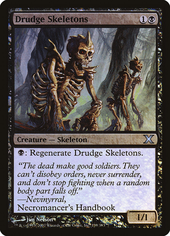 Drudge Skeletons (Premium Foil) [Tenth Edition] | Pegasus Games WI