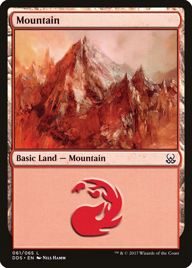 Mountain (61) [Duel Decks: Mind vs. Might] | Pegasus Games WI