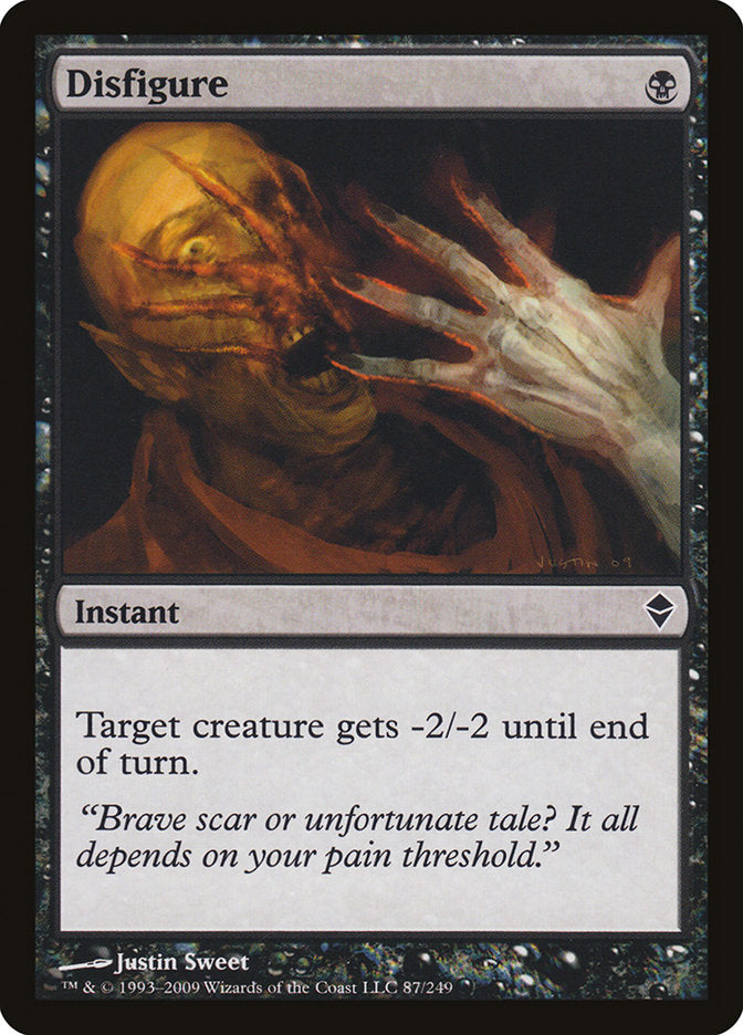 Disfigure [Zendikar] | Pegasus Games WI