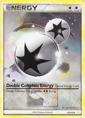 Double Colorless Energy (103/123) (League Promo) [HeartGold & SoulSilver: Base Set] | Pegasus Games WI