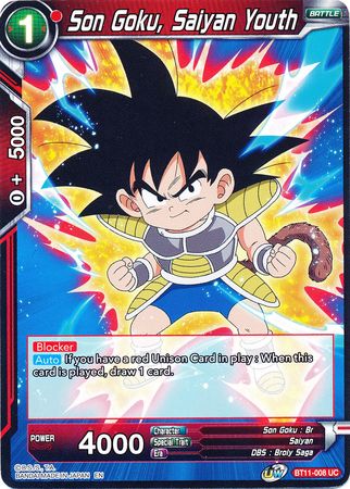 Son Goku, Saiyan Youth [BT11-008] | Pegasus Games WI