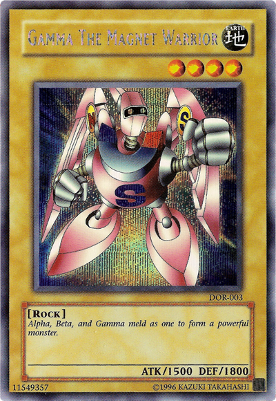 Gamma the Magnet Warrior [DOR-003] Secret Rare | Pegasus Games WI