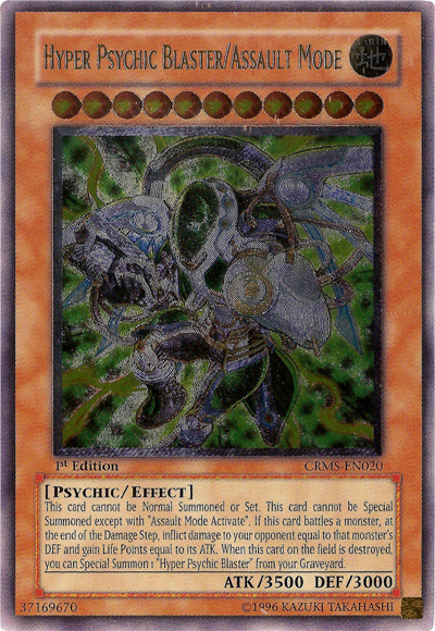 Hyper Psychic Blaster/Assault Mode (UTR) [CRMS-EN020] Ultimate Rare | Pegasus Games WI