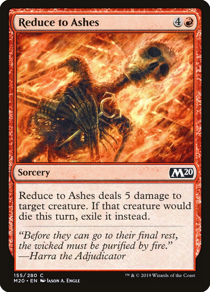 Reduce to Ashes [Core Set 2020] | Pegasus Games WI