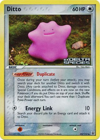 Ditto (35/113) (Stamped) [EX: Delta Species] | Pegasus Games WI