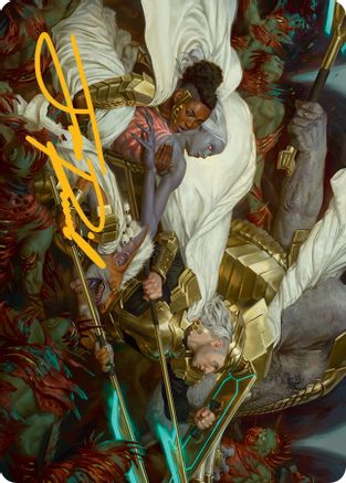 Storm the Seedcore Art Card (Gold-Stamped Signature) [March of the Machine Art Series] | Pegasus Games WI