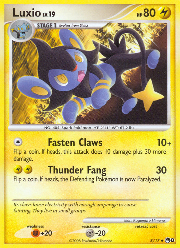 Luxio (8/17) [POP Series 8] | Pegasus Games WI