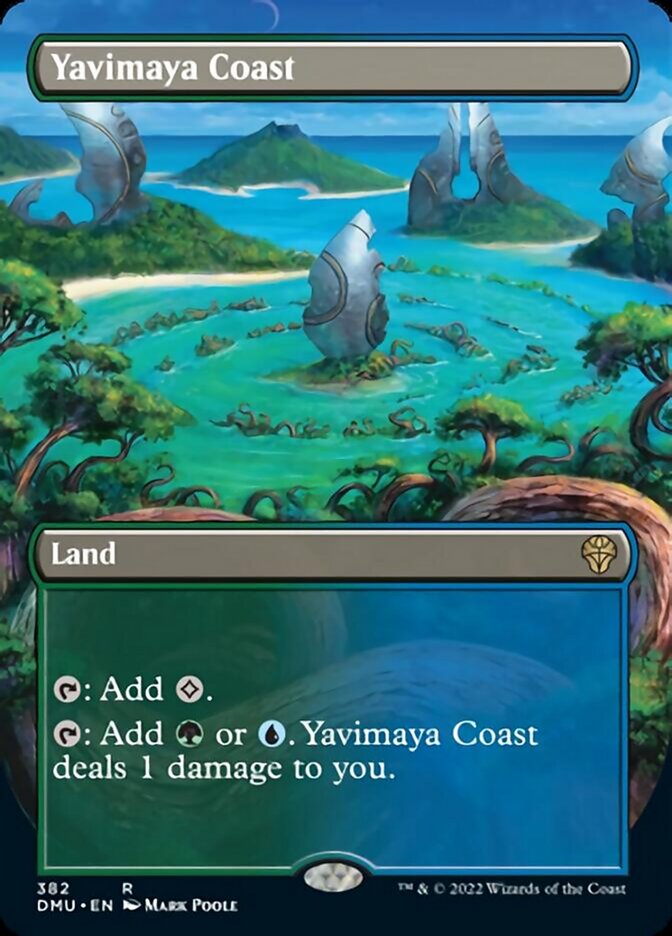 Yavimaya Coast (Borderless Alternate Art) [Dominaria United] | Pegasus Games WI