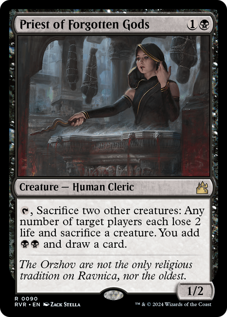 Priest of Forgotten Gods [Ravnica Remastered] | Pegasus Games WI