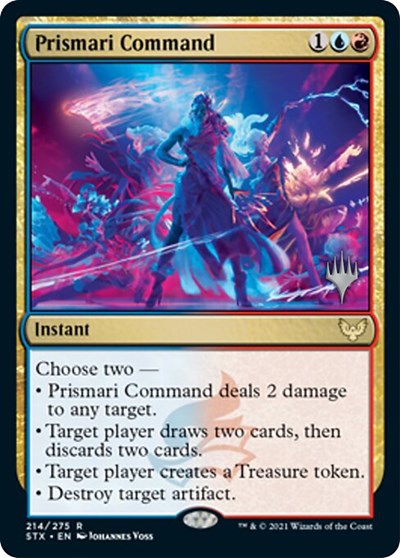 Prismari Command (Promo Pack) [Strixhaven: School of Mages Promos] | Pegasus Games WI