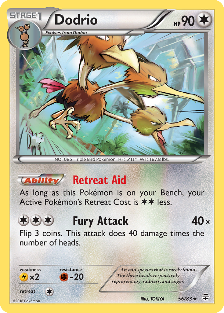 Dodrio (56/83) [XY: Generations] | Pegasus Games WI